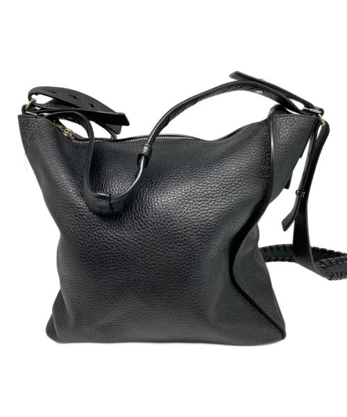 ALL SAINTS（オールセインツ）ALL SAINTS (オールセインツ) 2WAYバッグ ブラックの古着・服飾アイテム