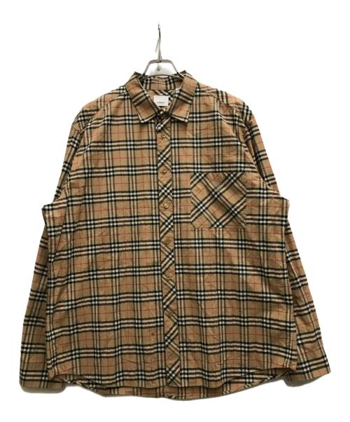 BURBERRY（バーバリー）BURBERRY (バーバリー) ノヴァチェックシャツ ベージュ サイズ:XXXLの古着・服飾アイテム