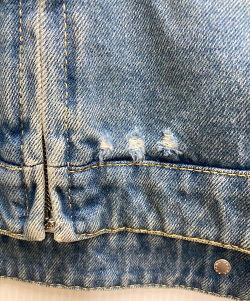 PRADA（プラダ）PRADA (プラダ) オーガニックデニム クロップド ジャケット インディゴ サイズ:36の古着・服飾アイテム