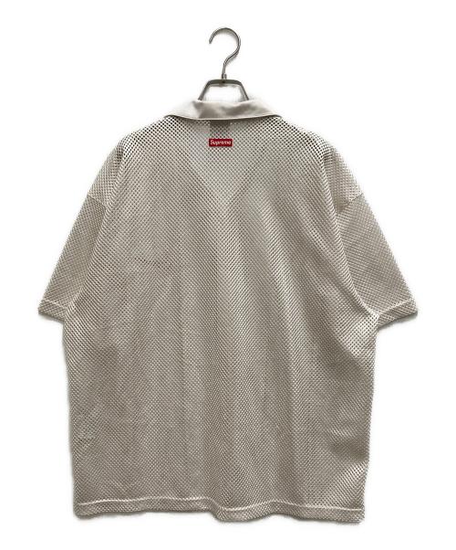 SUPREME（シュプリーム）Supreme (シュプリーム) NIKE (ナイキ) Mesh S/S Shirt ホワイト サイズ:Mの古着・服飾アイテム