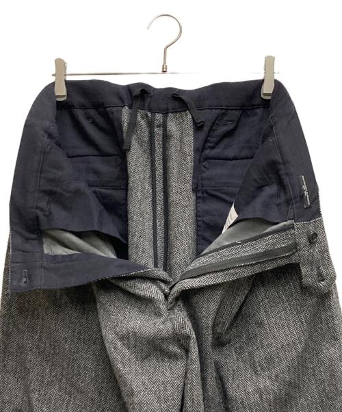 Engineered Garments（エンジニアド ガーメンツ）Engineered Garments (エンジニアードガーメンツ) ヘリンボーンタックウールパンツ グレー サイズ:Ⅿの古着・服飾アイテム