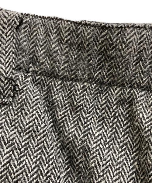 Engineered Garments（エンジニアド ガーメンツ）Engineered Garments (エンジニアードガーメンツ) ヘリンボーンタックウールパンツ グレー サイズ:Ⅿの古着・服飾アイテム