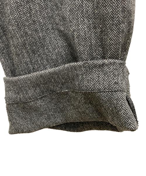 Engineered Garments（エンジニアド ガーメンツ）Engineered Garments (エンジニアードガーメンツ) ヘリンボーンタックウールパンツ グレー サイズ:Ⅿの古着・服飾アイテム