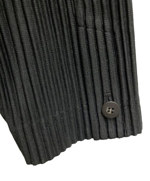 HOMME PLISSE ISSEY MIYAKE（オム プリッセ イッセイ ミヤケ）HOMME PLISSE ISSEY MIYAKE (オム プリッセ イッセイ ミヤケ) プリーツジャケット ブラック サイズ:3の古着・服飾アイテム