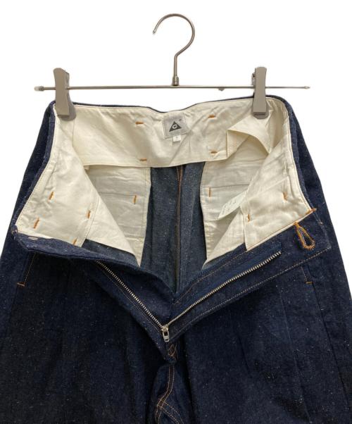 The Mongolian Choppsss（ザモンゴリアンチョップス）The Mongolian Choppsss (ザモンゴリアンチョップス) グラディエーター ボンタン -Denim- インディゴ サイズ:1の古着・服飾アイテム