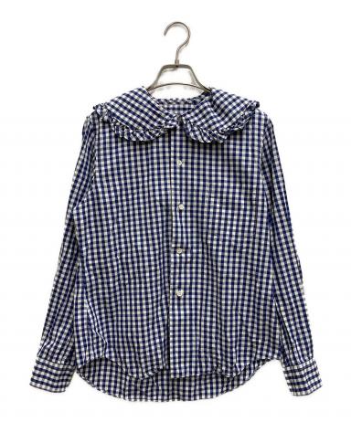 24FW コムデギャルソンガール　ギンガムチェック　丸襟　ジャケット 24FW コムデギャルソンガール ギンガムチェック 丸襟 ジャケット