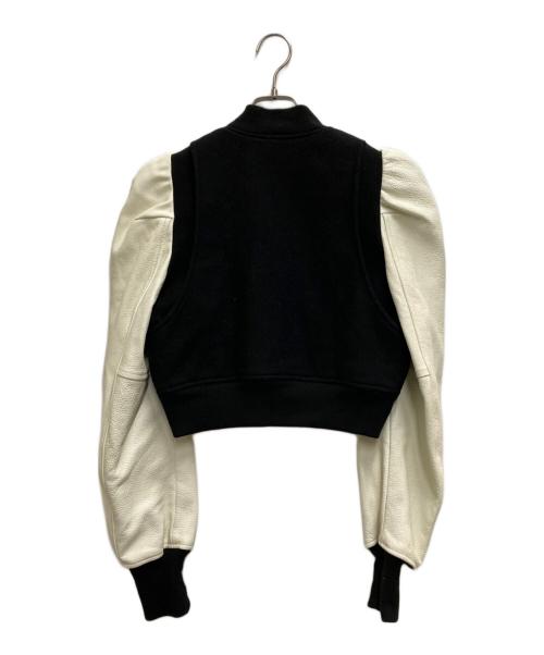 UNDERCOVER（アンダーカバー）UNDERCOVER (アンダーカバー) ロゴワッペンパフスリーブスタジャン ブラック サイズ:2の古着・服飾アイテム