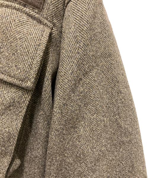 meanswhile（ミーンズワイル）meanswhile (ミーンズワイル) Tech Tweed Field JKT ブラウン サイズ:2の古着・服飾アイテム