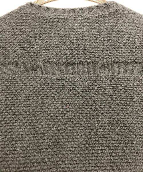 meanswhile（ミーンズワイル）meanswhile (ミーンズワイル) Knit Luggage Vest ブラック サイズ:1の古着・服飾アイテム