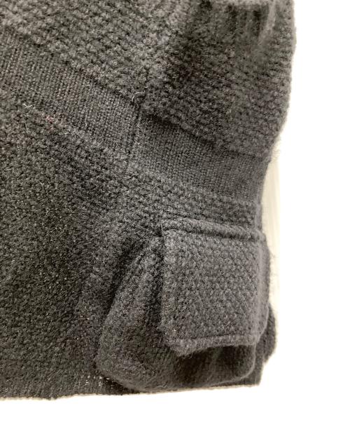 meanswhile（ミーンズワイル）meanswhile (ミーンズワイル) Knit Luggage Vest ブラック サイズ:1の古着・服飾アイテム