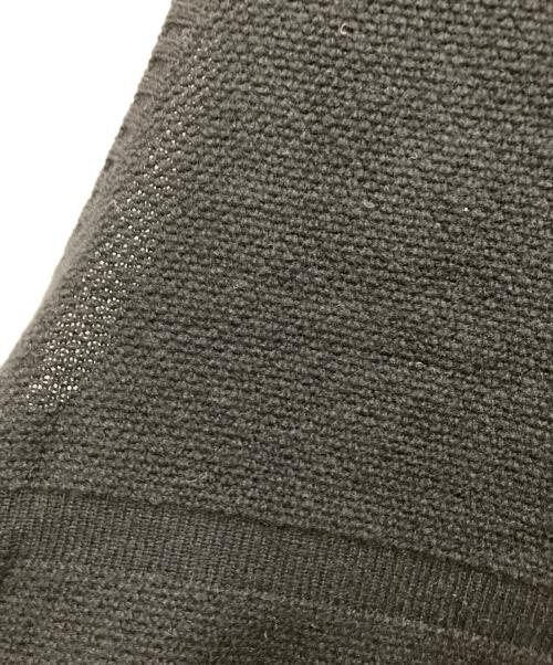 meanswhile（ミーンズワイル）meanswhile (ミーンズワイル) Knit Luggage Vest ブラック サイズ:3の古着・服飾アイテム