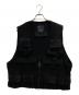meanswhile（ミーンズワイル）の古着「Knit Luggage Vest」｜ブラック