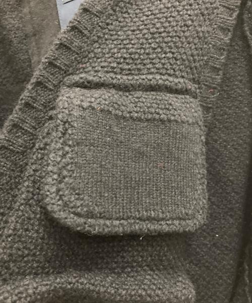 meanswhile（ミーンズワイル）meanswhile (ミーンズワイル) Knit Luggage Vest ブラック サイズ:3の古着・服飾アイテム