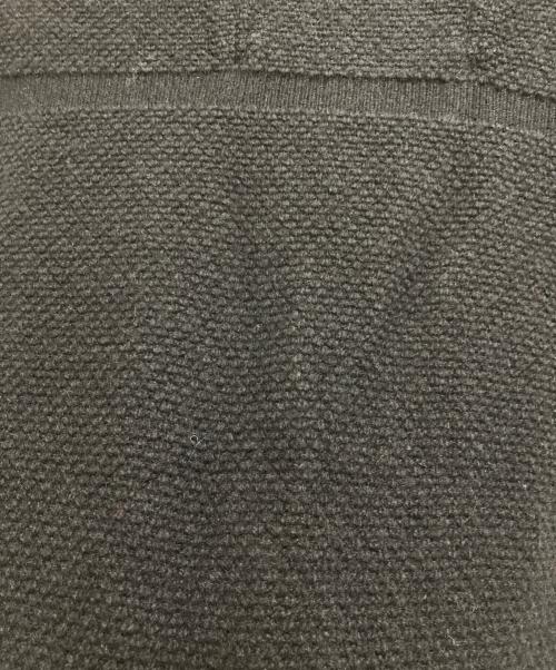 meanswhile（ミーンズワイル）meanswhile (ミーンズワイル) Knit Luggage Vest ブラック サイズ:3の古着・服飾アイテム