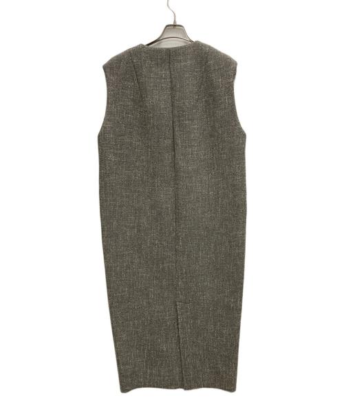 Noble（ノーブル）Noble (ノーブル) スポンジボンディングワンピース グレー サイズ:38の古着・服飾アイテム