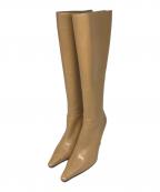 JIMMY CHOOジミーチュウ）の古着「ロングブーツ」｜ベージュ