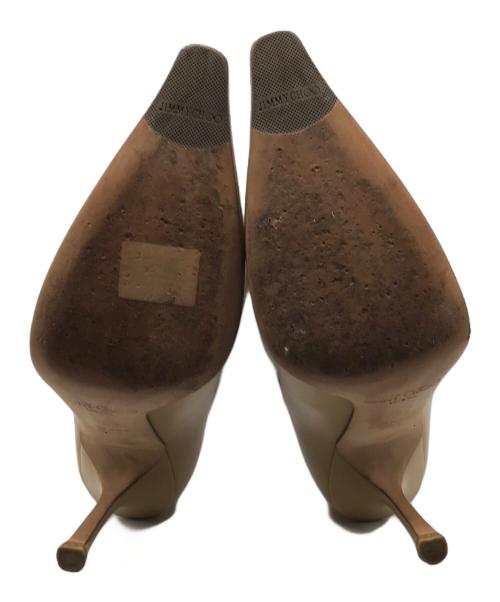 JIMMY CHOO（ジミーチュウ）JIMMY CHOO (ジミーチュウ) ロングブーツ ベージュ サイズ:38 1/8の古着・服飾アイテム