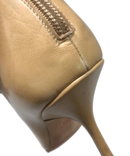 JIMMY CHOO（ジミーチュウ）JIMMY CHOO (ジミーチュウ) ロングブーツ ベージュ サイズ:38 1/8の古着・服飾アイテム