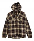 THE NORTHFACE PURPLELABELザ・ノースフェイス パープルレーベル）の古着「チェックパーカー」｜ブラウン