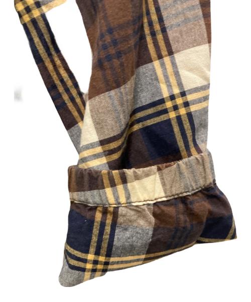 THE NORTHFACE PURPLELABEL（ザ・ノースフェイス パープルレーベル）THE NORTHFACE PURPLELABEL (ザ・ノースフェイス パープルレーベル) チェックパーカー ブラウン サイズ:Sの古着・服飾アイテム