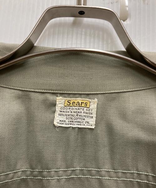 Sears（シアーズ）Sears (シアーズ) 60's コットンツイルヴィンテージワークシャツ グレー サイズ:不明の古着・服飾アイテム