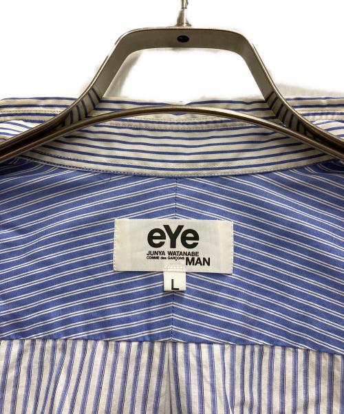 eYe COMME des GARCONS JUNYAWATANABE MAN（アイ コム デ ギャルソン ジュンヤ ワタナベ マン）eYe COMME des GARCONS JUNYAWATANABE MAN (アイ コム デ ギャルソン ジュンヤ ワタナベ マン) 長袖シャツ ブルー サイズ:Ⅼの古着・服飾アイテム