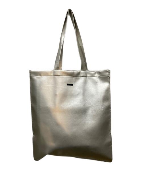 stein（シュタイン）stein (シュタイン) オーバーサイズトートバッグ シルバーの古着・服飾アイテム