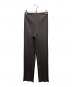 PLEATS PLEASEプリーツプリーズ）の古着「プリーツ加工 パンツ」｜グレー