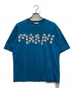 MARNIマルニ）の古着「フラワーロゴTEE」｜ブルー