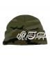 中古・古着 Supreme (シュプリーム) New Era Blackletter Beanie オリーブ：7000円