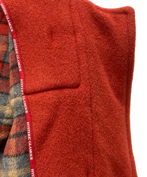 Hysteric Glamour（ヒステリックグラマー）Hysteric Glamour (ヒステリックグラマー) ダッフルコート オレンジ サイズ:Sの古着・服飾アイテム