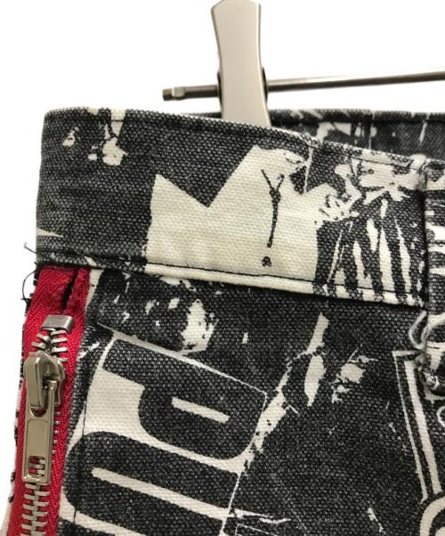 DOGPILE（ドッグパイル）dogpile (ドッグパイル) ロックスターコラージュボンテージパンツ ブラック サイズ:34の古着・服飾アイテム