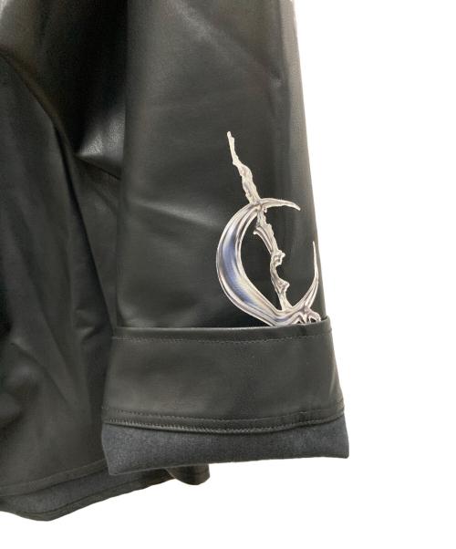 pinkspink（ピンクスピンク）PINKSPINK (ピンクスピンク) エコレザージャケット ブラック サイズ:Lの古着・服飾アイテム