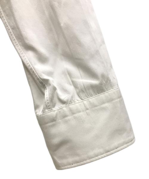 BLACK COMME des GARCONS（ブラックコムデギャルソン）BLACK COMME des GARCONS (ブラックコムデギャルソン) ロングプリーツシャツ ホワイト サイズ:Mの古着・服飾アイテム