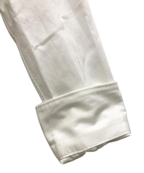 BLACK COMME des GARCONS（ブラックコムデギャルソン）BLACK COMME des GARCONS (ブラックコムデギャルソン) ロングプリーツシャツ ホワイト サイズ:Mの古着・服飾アイテム