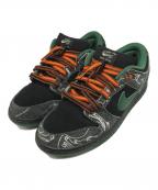 NIKEナイキ）の古着「DUNK Low There SKATEBOARDS」｜ブラック×グリーン