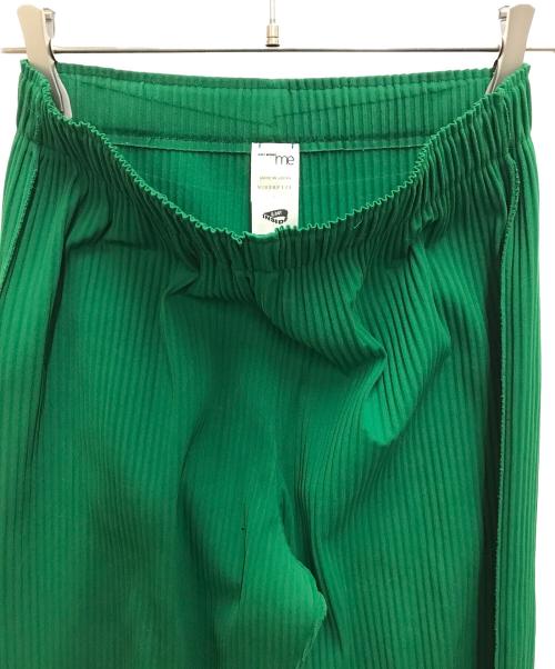 me ISSEY MIYAKE（ミーイッセイ ミヤケ）me ISSEY MIYAKE (ミーイッセイ ミヤケ) プリーツパンツ グリーン サイズ:FREEの古着・服飾アイテム