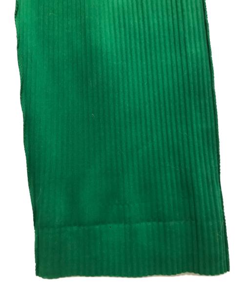 me ISSEY MIYAKE（ミーイッセイ ミヤケ）me ISSEY MIYAKE (ミーイッセイ ミヤケ) プリーツパンツ グリーン サイズ:FREEの古着・服飾アイテム