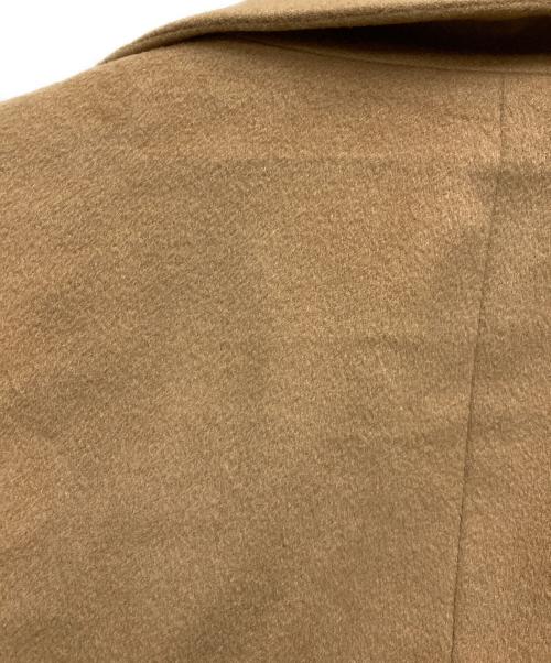 自由区（ジユウク）自由区 (ジユウク) スタンドカラーカシミヤコート ベージュ サイズ:Ⅿの古着・服飾アイテム