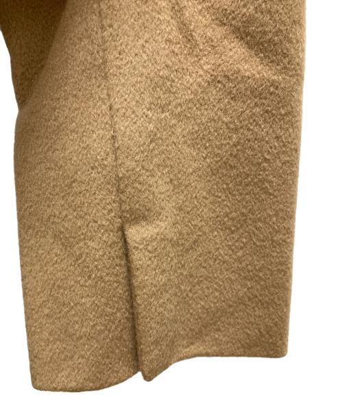 自由区（ジユウク）自由区 (ジユウク) スタンドカラーカシミヤコート ベージュ サイズ:Ⅿの古着・服飾アイテム