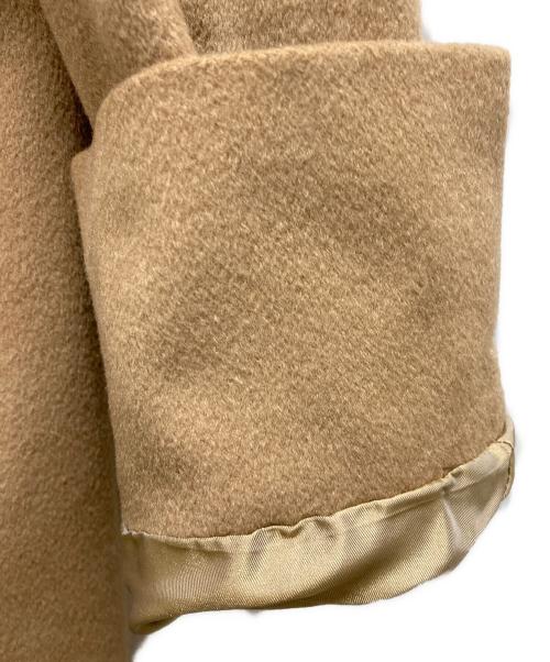 自由区（ジユウク）自由区 (ジユウク) スタンドカラーカシミヤコート ベージュ サイズ:Ⅿの古着・服飾アイテム