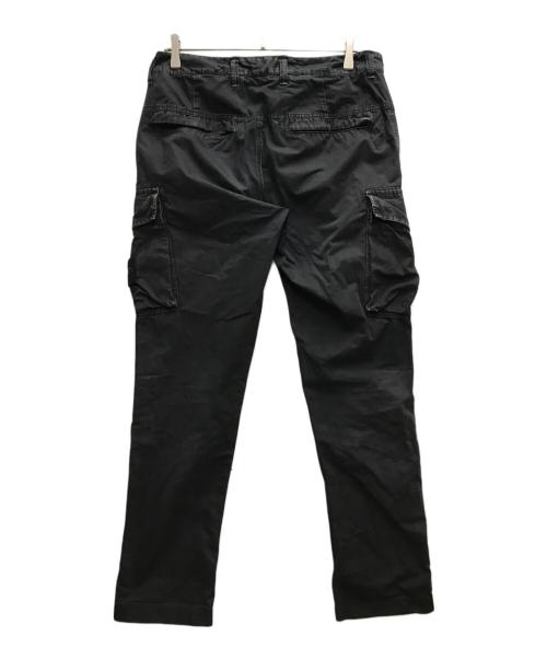 STONE ISLAND（ストーンアイランド）STONE ISLAND (ストーンアイランド) GARMENT DYE CARGO PANTS ブラック サイズ:76cm (W30)の古着・服飾アイテム