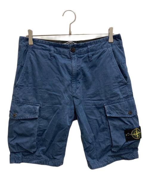 STONE ISLAND（ストーンアイランド）STONE ISLAND (ストーンアイランド) ガーメントダイカーゴショーツ ネイビー サイズ:Ｗ30の古着・服飾アイテム
