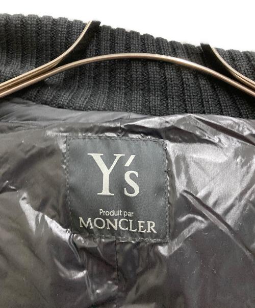 MONCLER（モンクレール）MONCLER (モンクレール) Y's (ワイズ) 切替ダウンジャケット ブラック サイズ:4の古着・服飾アイテム