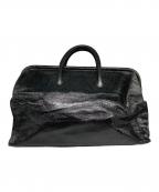 Y's for menワイズフォーメン）の古着「クラック加工ハンドバッグ」｜ブラック