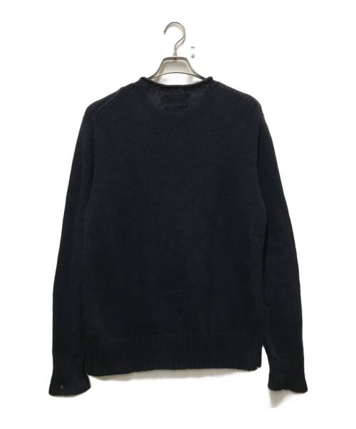 POLO RALPH LAUREN（ポロ・ラルフローレン）POLO RALPH LAUREN (ポロ・ラルフローレン) コットンシルク星条旗ニット ネイビー サイズ:Mの古着・服飾アイテム