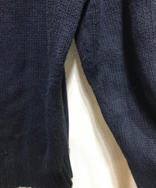 POLO RALPH LAUREN（ポロ・ラルフローレン）POLO RALPH LAUREN (ポロ・ラルフローレン) コットンシルク星条旗ニット ネイビー サイズ:Mの古着・服飾アイテム