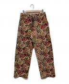 CAMBIOカンビオ）の古着「ゴブランイージーパンツ」｜レッド