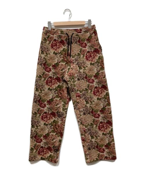 CAMBIO（カンビオ）CAMBIO (カンビオ) ゴブランイージーパンツ レッド サイズ:Sの古着・服飾アイテム