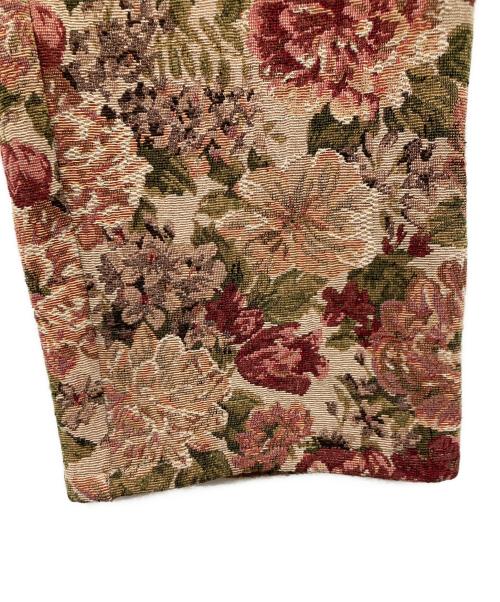 CAMBIO（カンビオ）CAMBIO (カンビオ) ゴブランイージーパンツ レッド サイズ:Sの古着・服飾アイテム